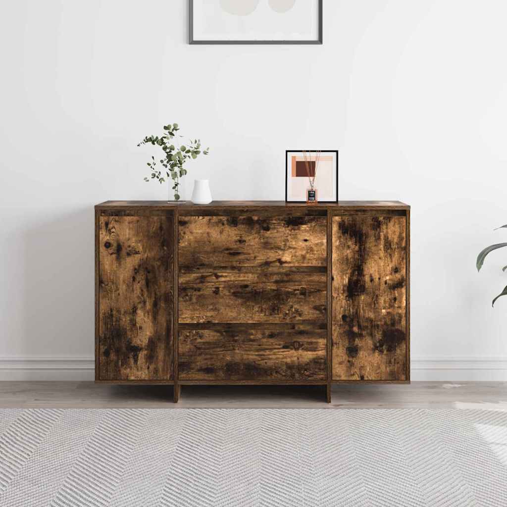 Sideboard Røget eg 120 x 41 x 75 cm Konstrueret træ