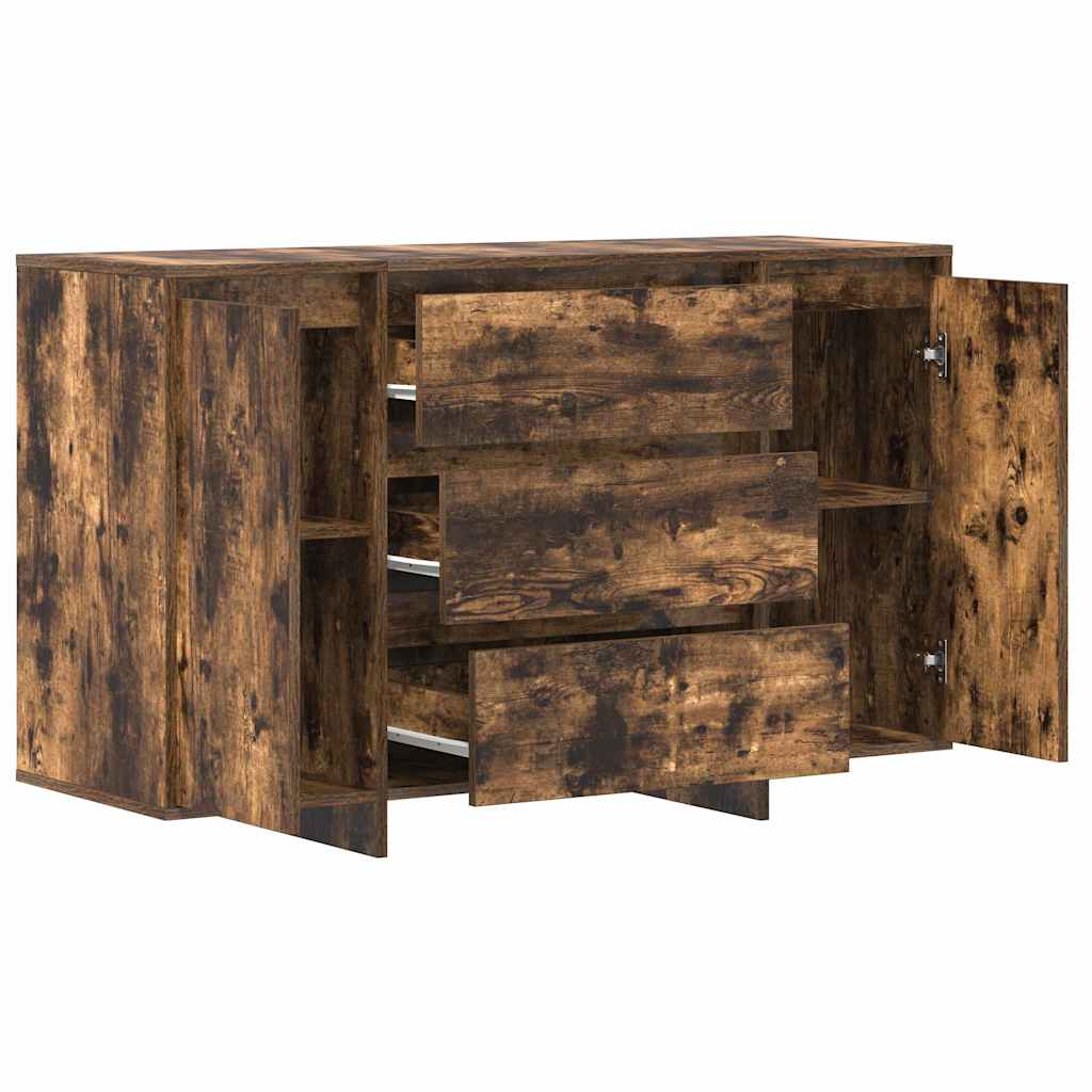 Sideboard Røget eg 120 x 41 x 75 cm Konstrueret træ