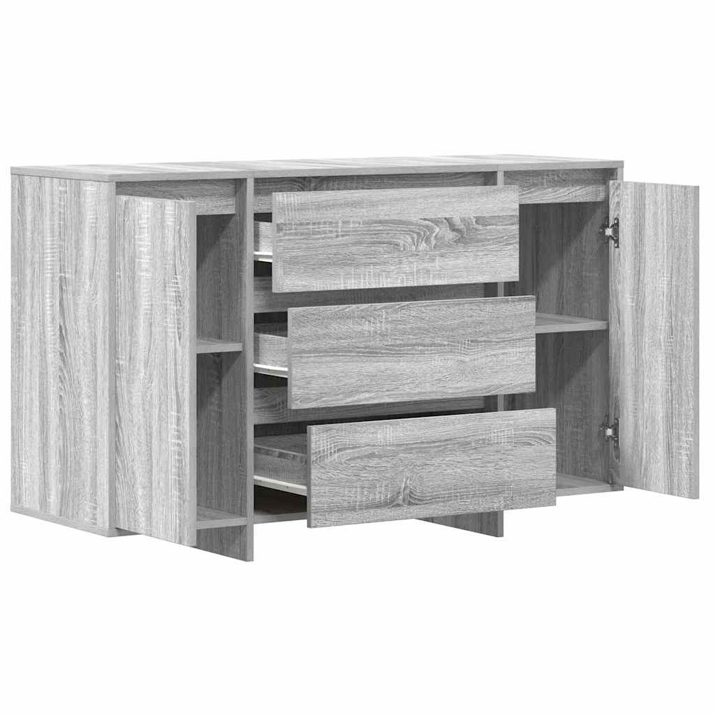 Sideboard Grå Sonoma 120 x 41 x 75 cm Konstrueret træ