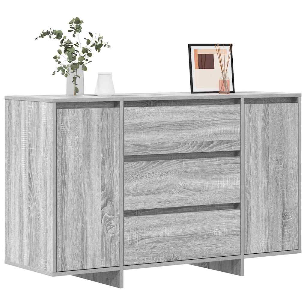 Sideboard Grå Sonoma 120 x 41 x 75 cm Konstrueret træ
