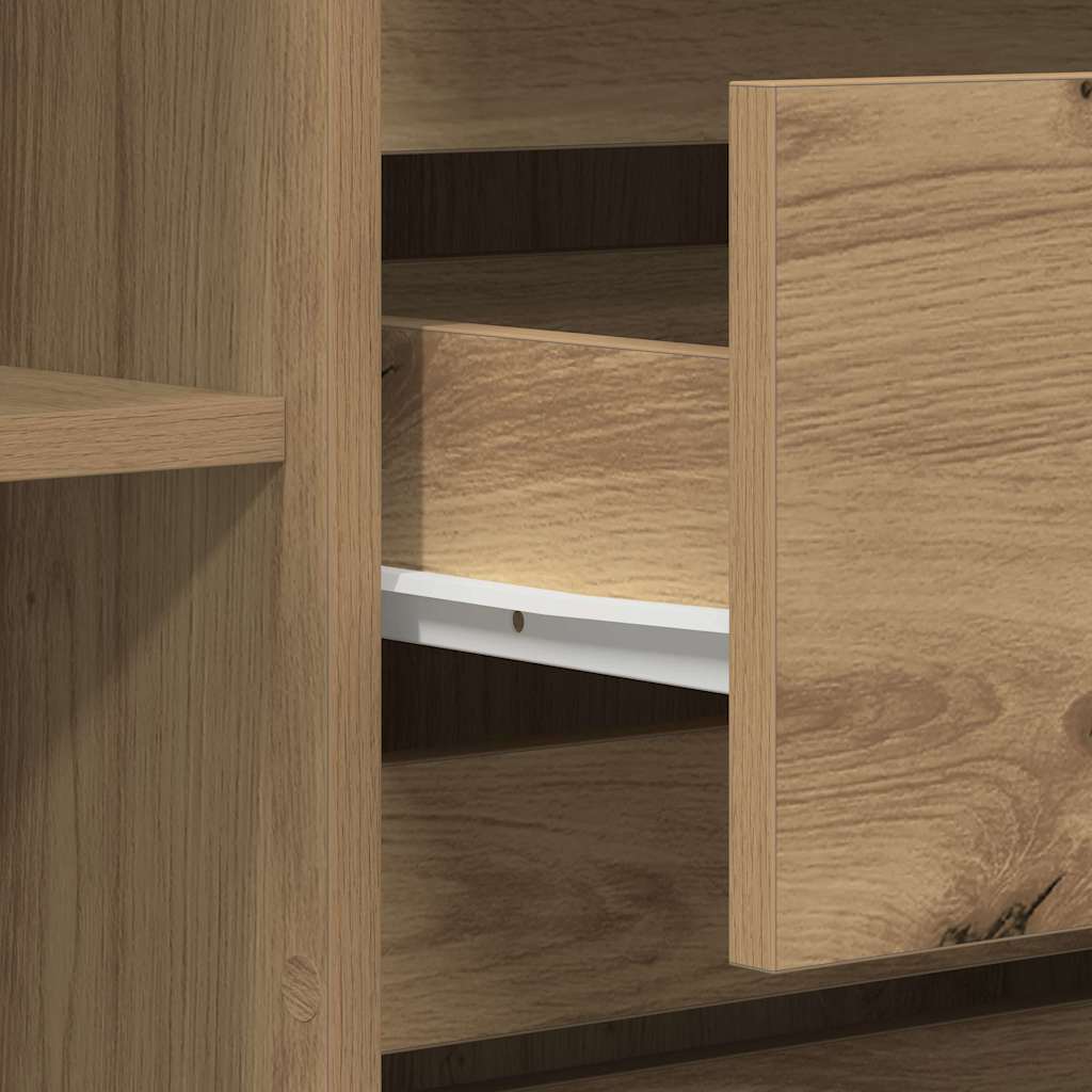 Sideboard Artisan Egetræ 120 x 41 x 75 cm Konstrueret træ