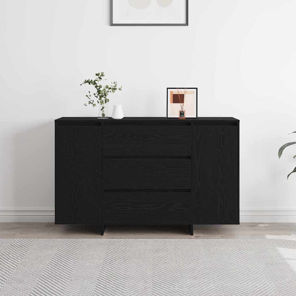 Sideboard Sort eg 120 x 41 x 75 cm Konstrueret træ