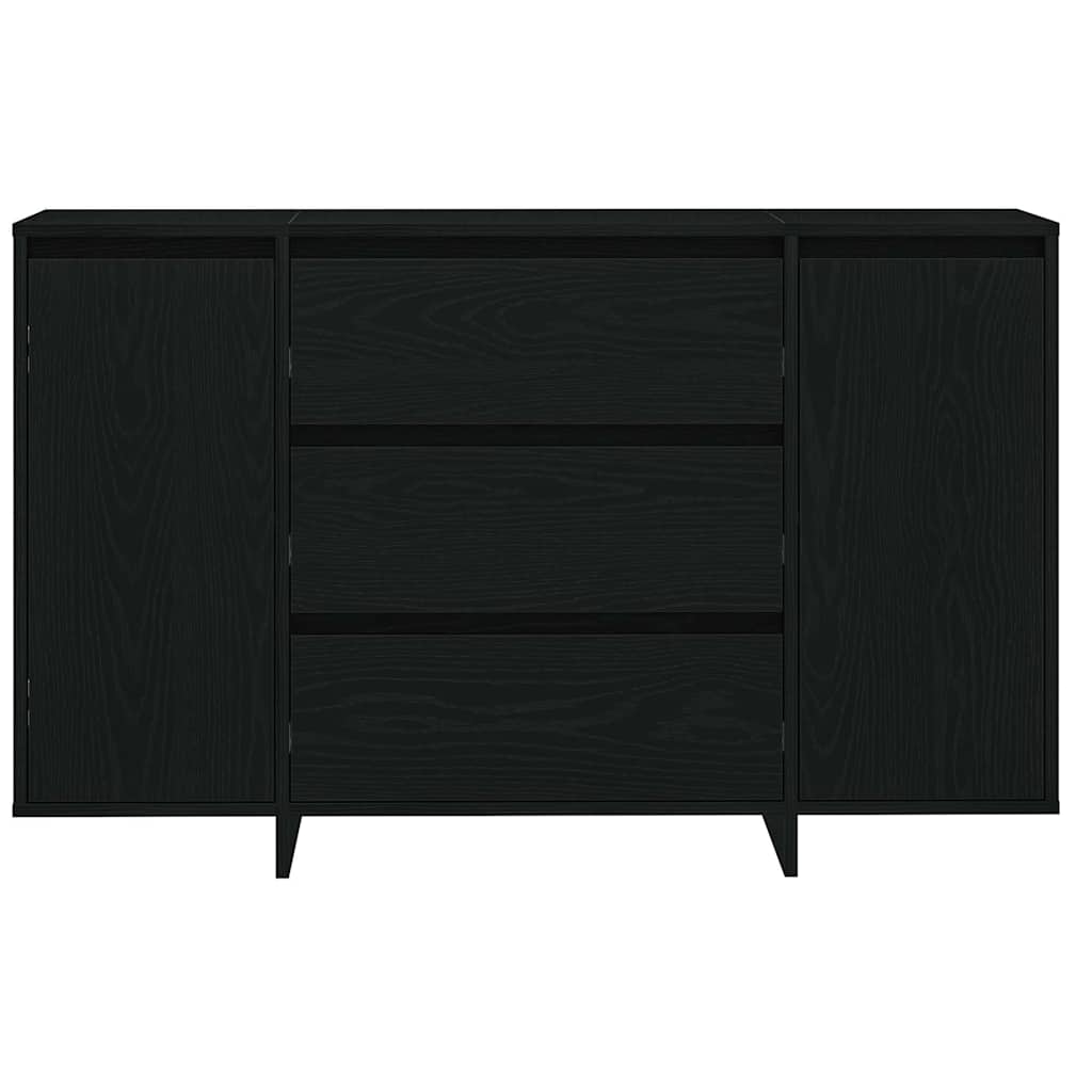Sideboard Sort eg 120 x 41 x 75 cm Konstrueret træ
