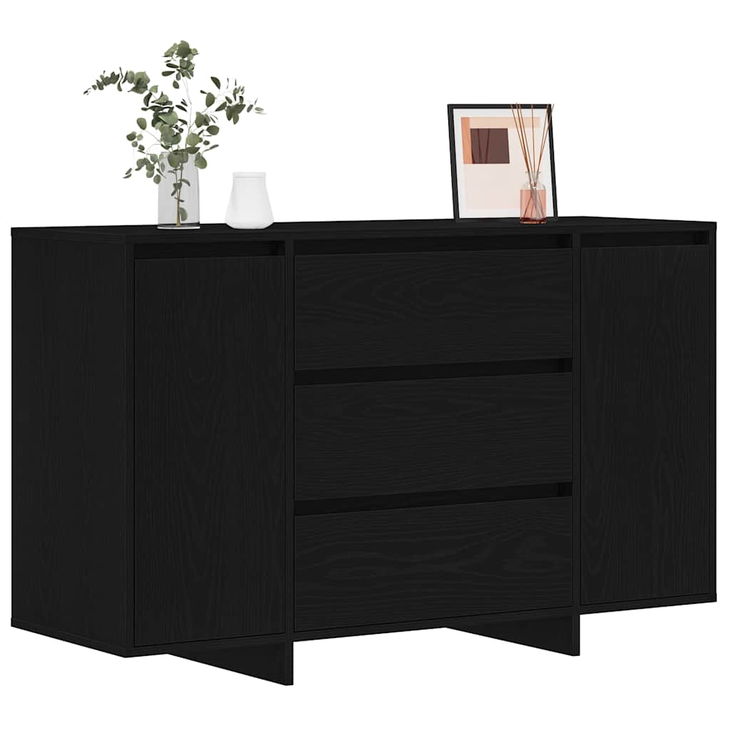 Sideboard Sort eg 120 x 41 x 75 cm Konstrueret træ