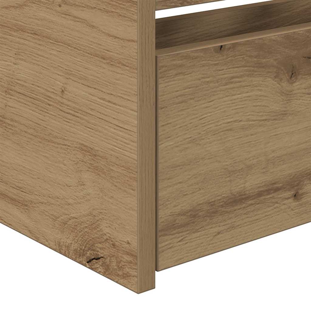 Daybed med skuffe Artisan Egetræ 90 x 190 cm Konstrueret træ