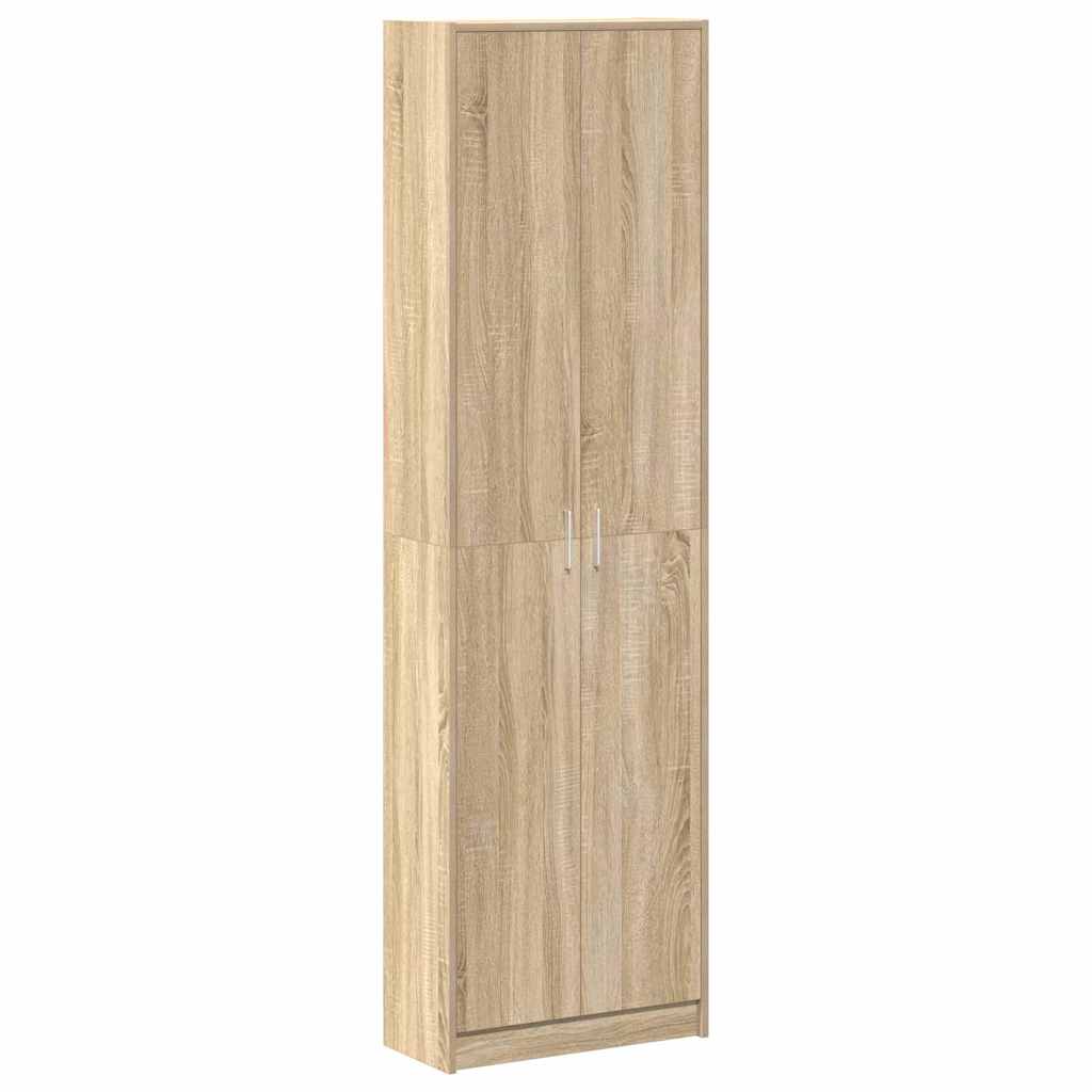 Garderobeskab Sonoma eg 55 x 25 x 189 cm Konstrueret træ
