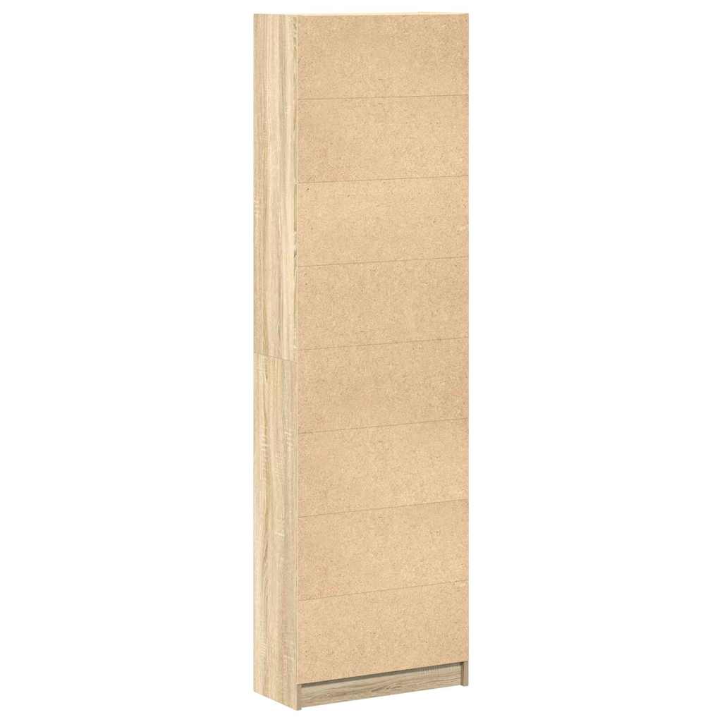 Garderobeskab Sonoma eg 55 x 25 x 189 cm Konstrueret træ