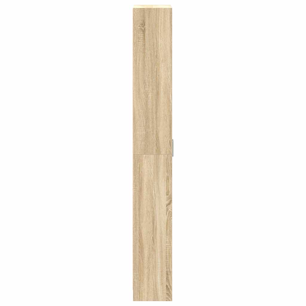 Garderobeskab Sonoma eg 55 x 25 x 189 cm Konstrueret træ
