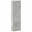 Garderobeskab Beton Grå 55 x 25 x 189 cm Konstrueret træ