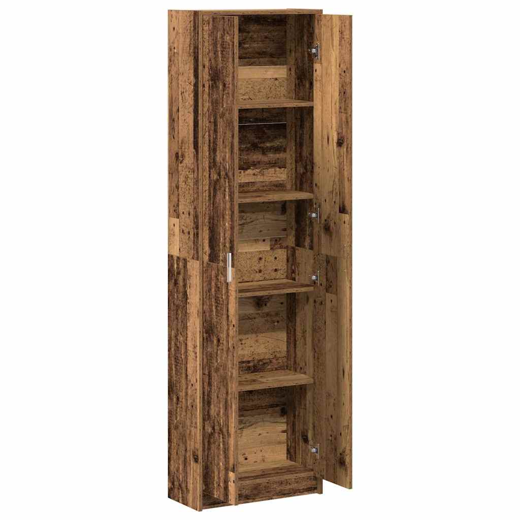 Garderobeskab Gammelt træ 55 x 25 x 189 cm Konstrueret træ