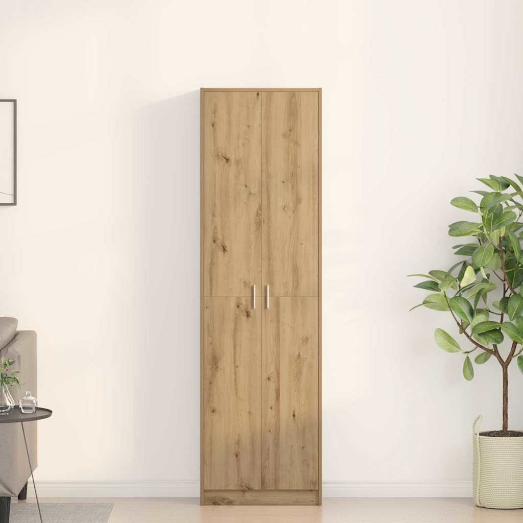 Garderobeskab Artisan Egetræ 55 x 25 x 189 cm Konstrueret træ