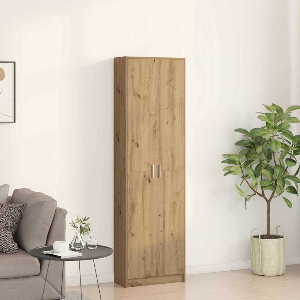 Garderobeskab Artisan Egetræ 55 x 25 x 189 cm Konstrueret træ