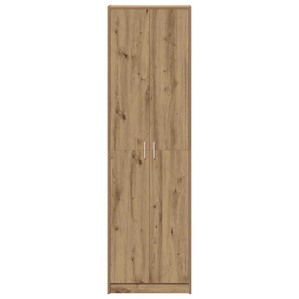 Garderobeskab Artisan Egetræ 55 x 25 x 189 cm Konstrueret træ