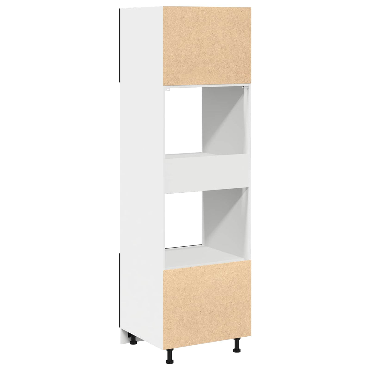 Hængeskab Sort eg 60 x 57 x 207 cm Konstrueret træ