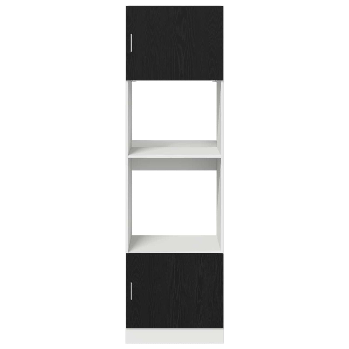 Hængeskab Sort eg 60 x 57 x 207 cm Konstrueret træ