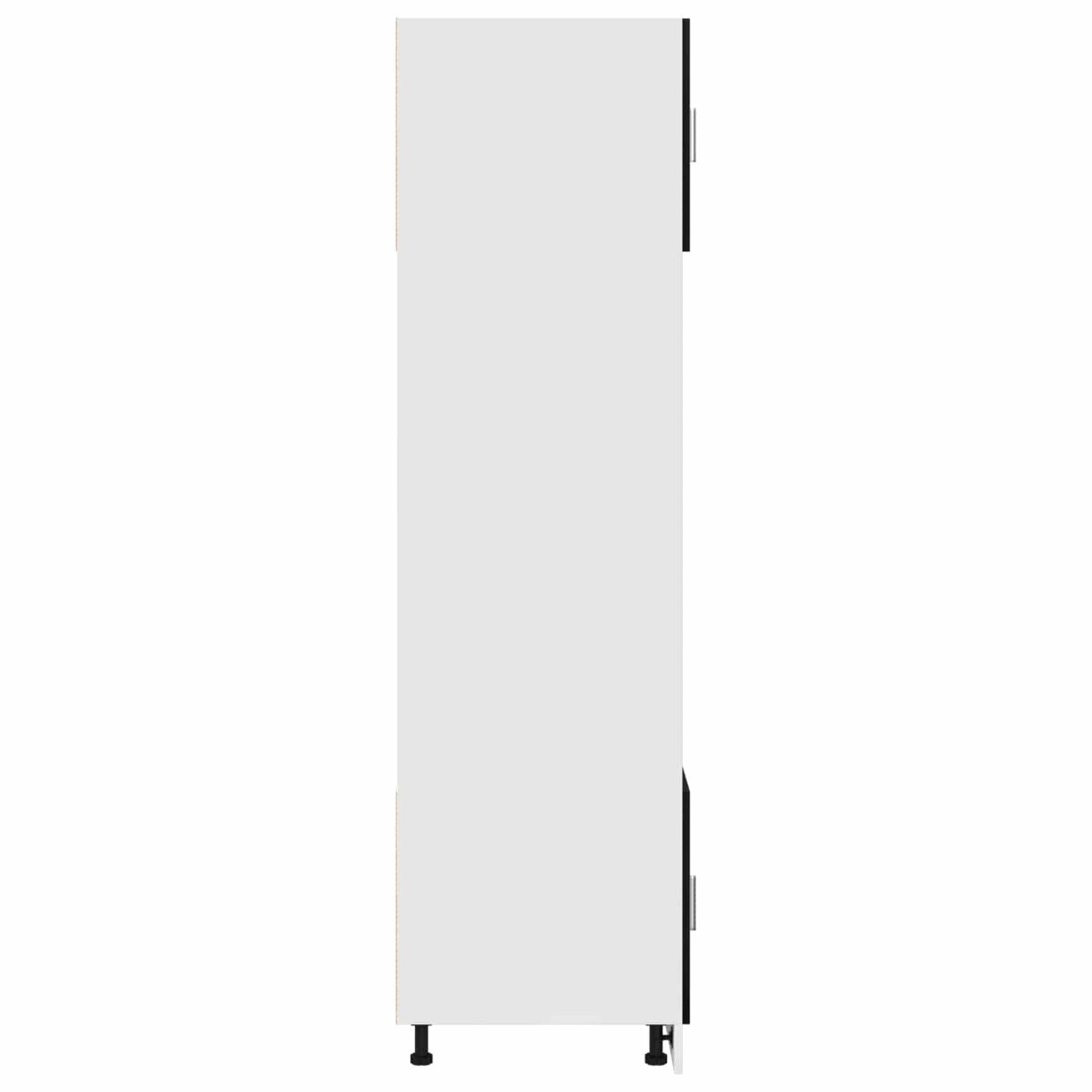 Hængeskab Sort eg 60 x 57 x 207 cm Konstrueret træ