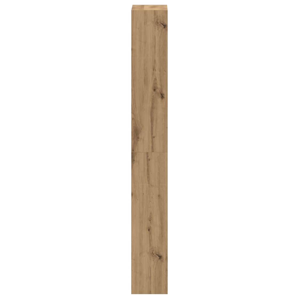 Sko skab 80 x 21 x 163,5 cm Konstrueret træ Artisan Egetræ