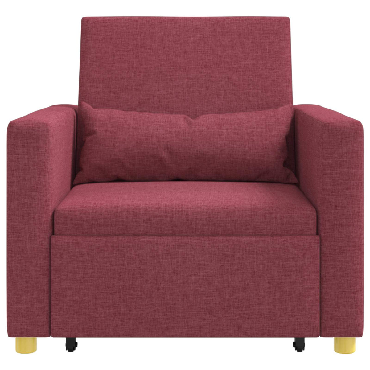 Utrækkelig sovesofa enkelt Vinrød 90 x 165 x 87 cm Stof