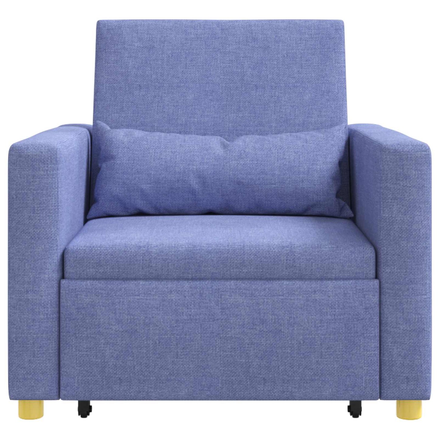 Utrækkelig sovesofa enkelt Jeans Blå 90 x 165 x 87 cm Stof