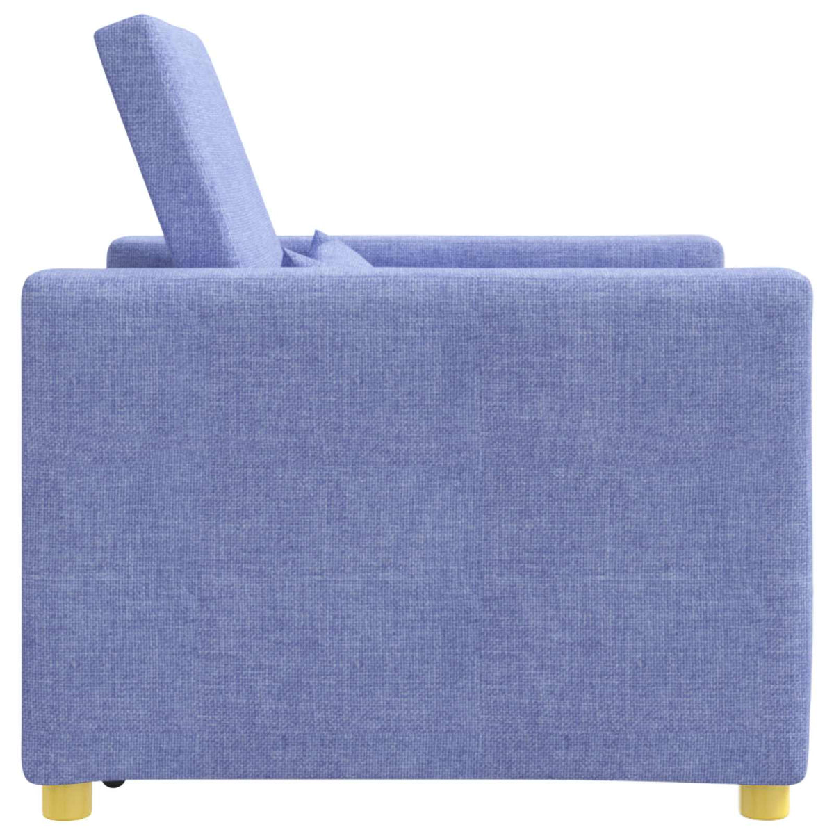 Utrækkelig sovesofa enkelt Jeans Blå 90 x 165 x 87 cm Stof