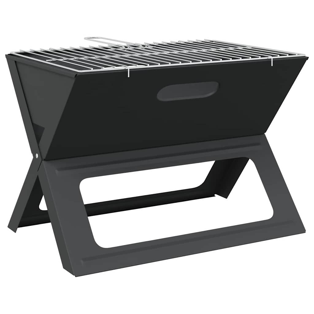 Udendørs grill 46 x 31 x 31 cm Stål Sort