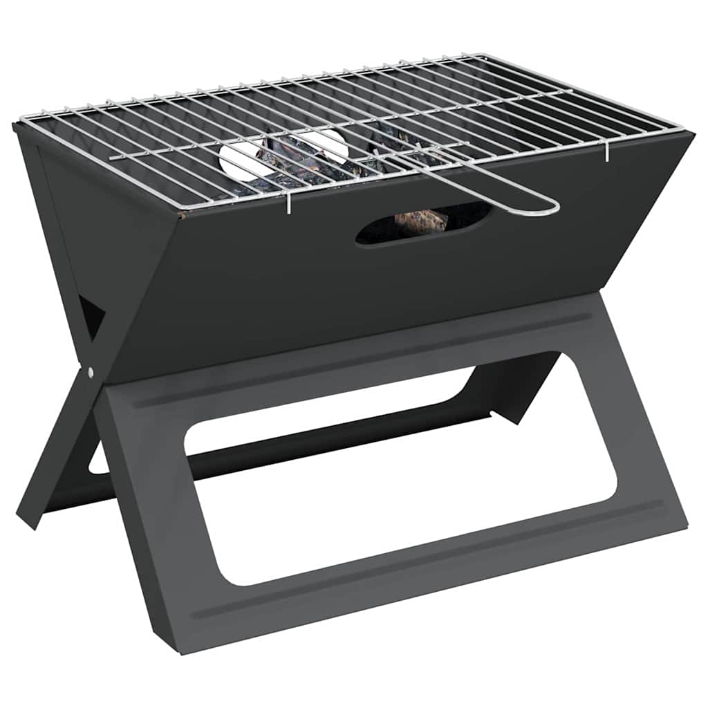 Udendørs grill 46 x 31 x 31 cm Stål Sort