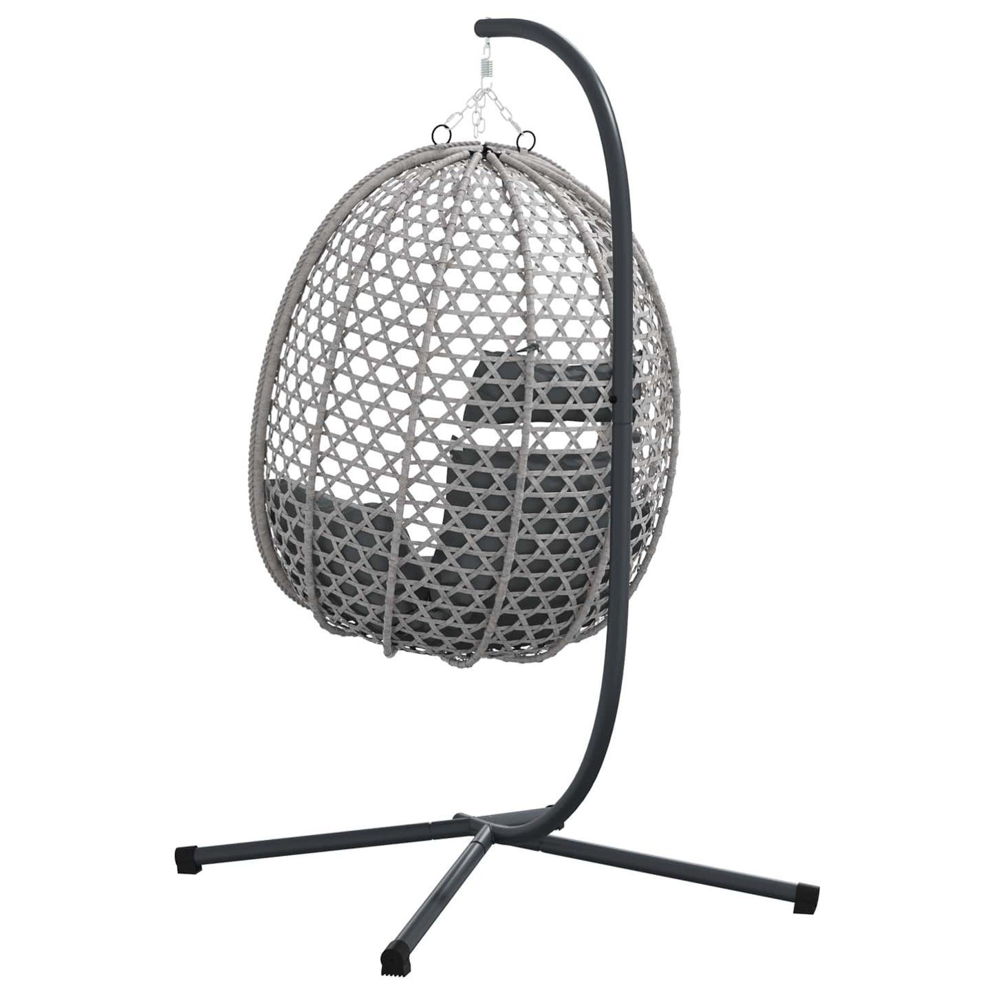 Hængende æggestol polyrattan 104 x 100 x 191 cm