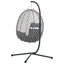 Hængende æggestol polyrattan 104 x 100 x 191 cm