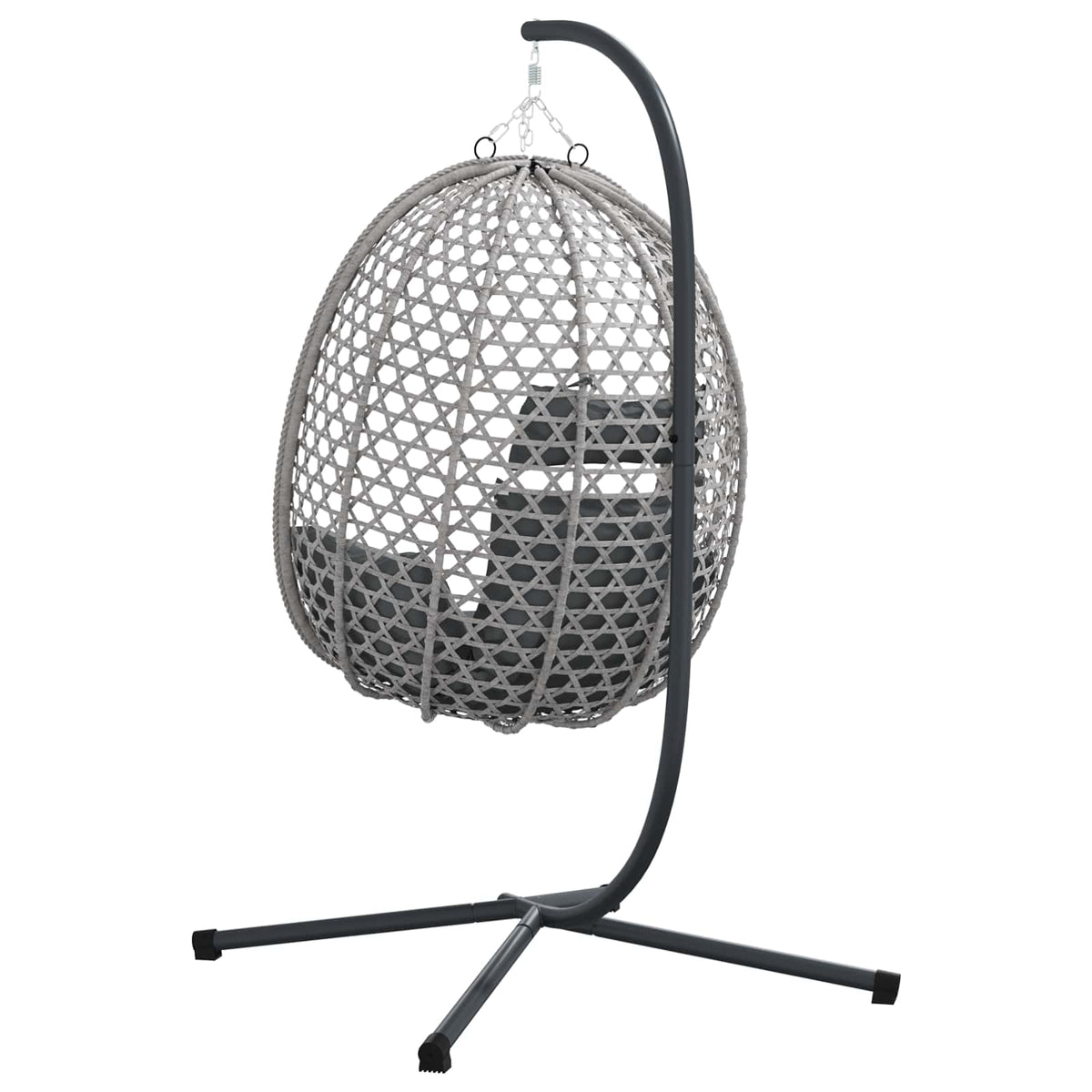 Hængende æggestol polyrattan 104 x 100 x 191 cm