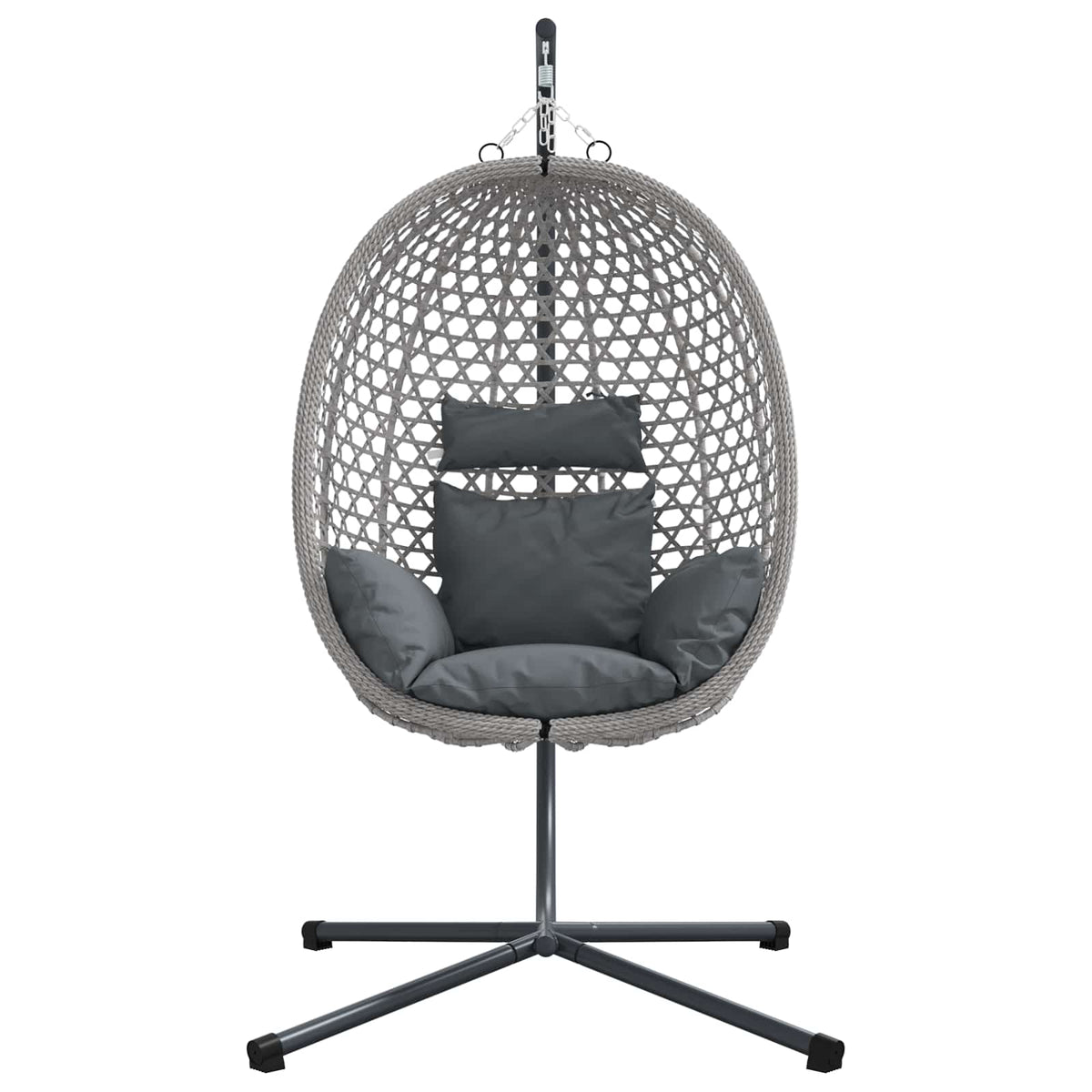 Hængende æggestol polyrattan 104 x 100 x 191 cm