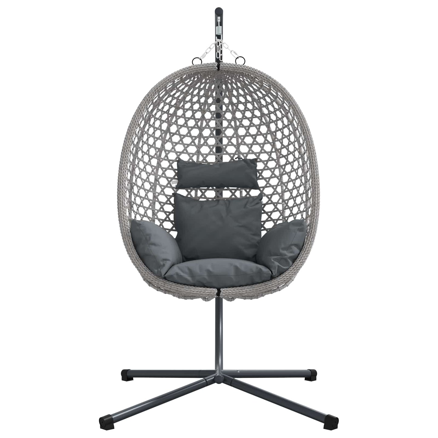 Hængende æggestol polyrattan 104 x 100 x 191 cm