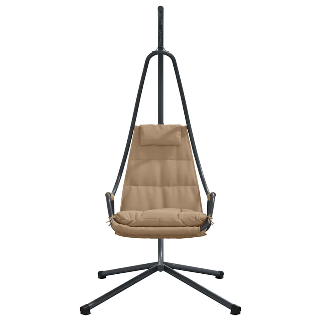Hængende æggestol Stål 94 x 107 x 196,5 cm Gråbrun