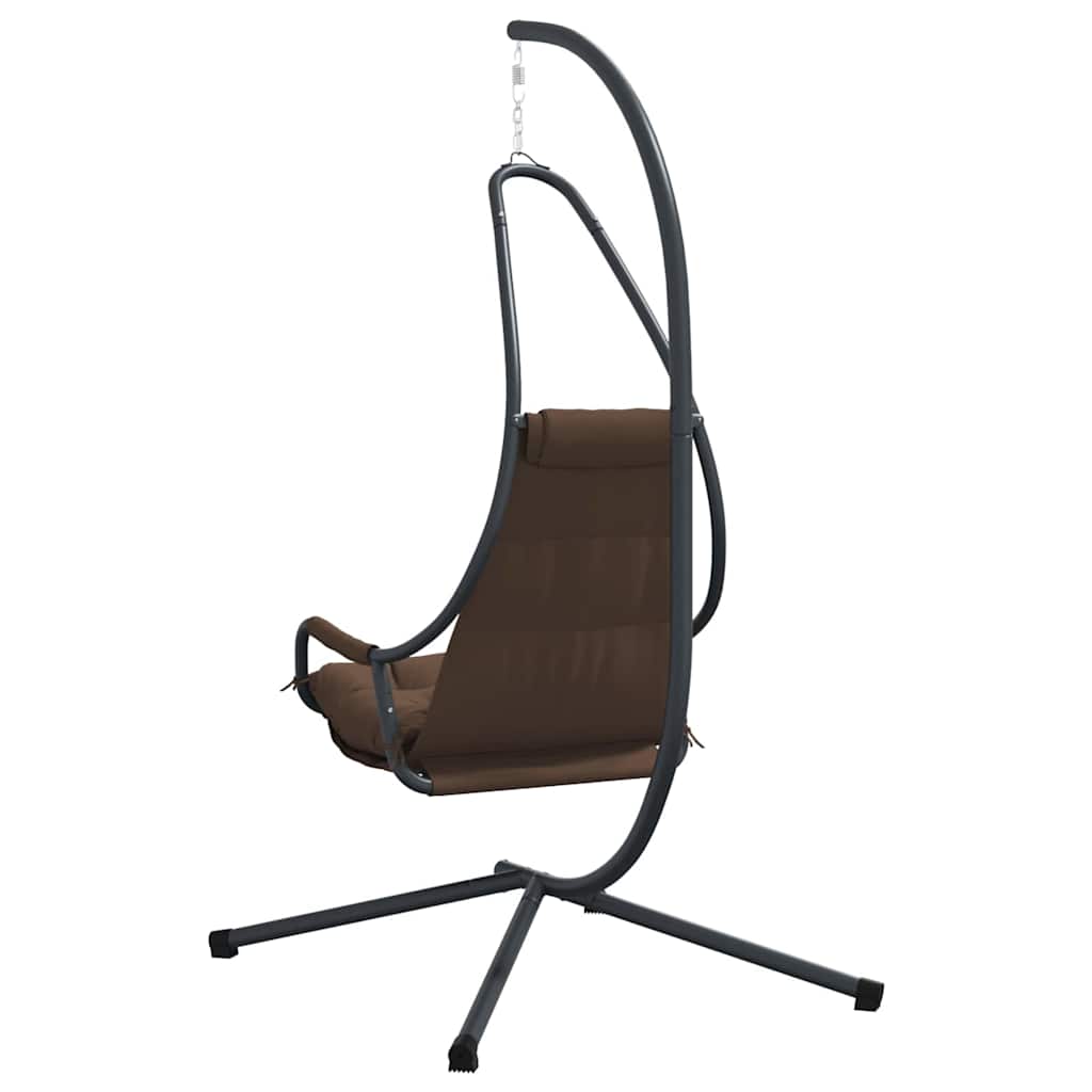 Hængende æggestol Stål 94 x 107 x 196,5 cm Brun