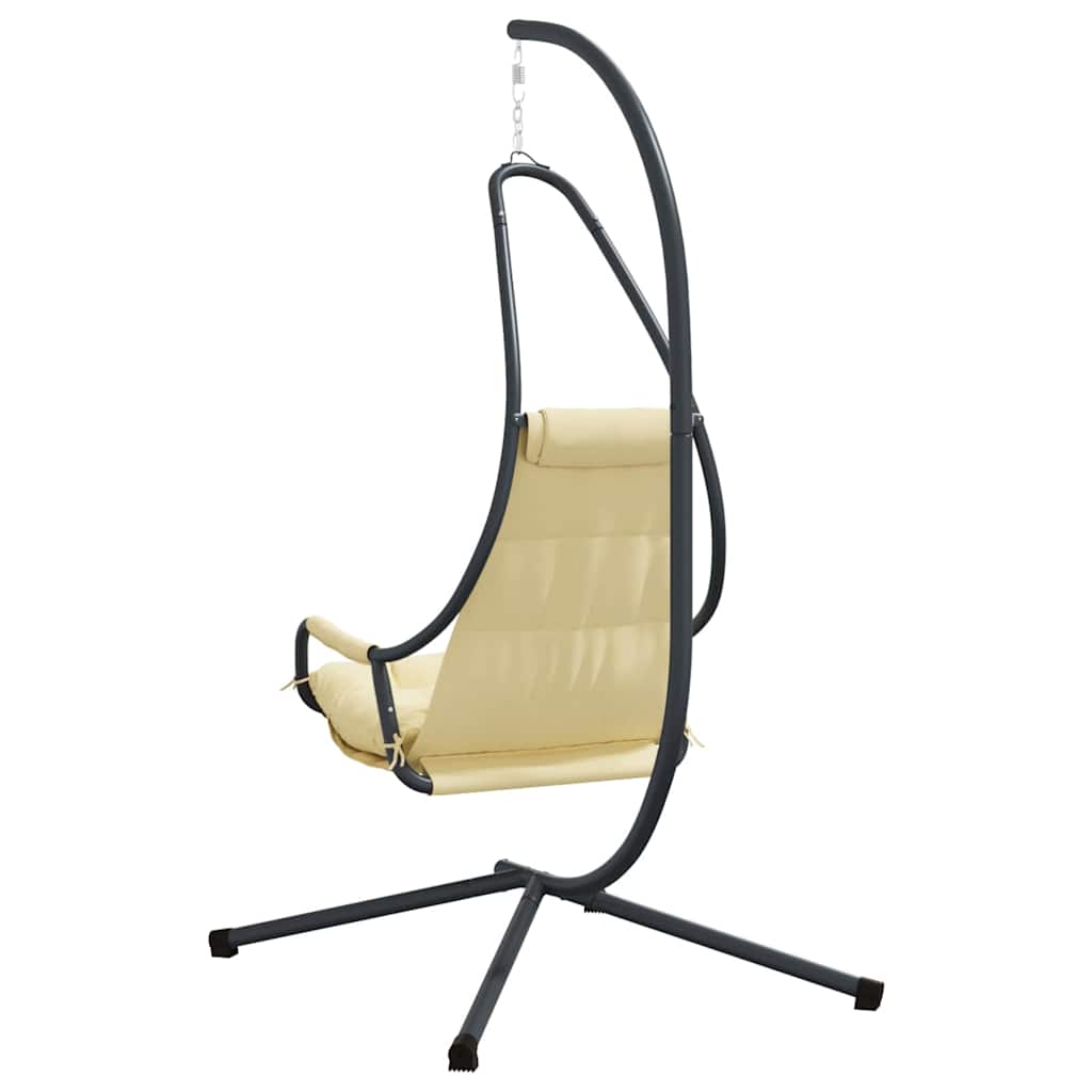 Hængende æggestol Stål 94 x 107 x 196,5 cm Beige