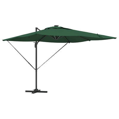 Parasol Grøn 286 x 284 x 270 cm Aluminium og Polyester