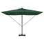 Parasol Grøn 286 x 284 x 270 cm Aluminium og Polyester