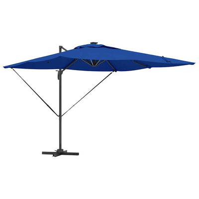 Parasol Azure Blue 286 x 284 x 270 cm Aluminium og Polyester