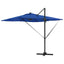 Parasol Azure Blue 286 x 284 x 270 cm Aluminium og Polyester
