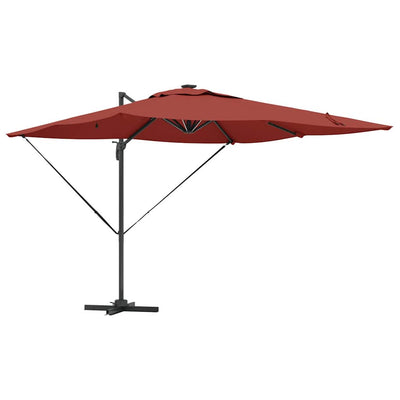 Parasol Terrakotta 286 x 284 x 270 cm Aluminium og Polyester