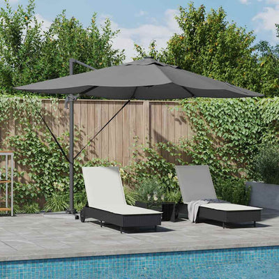 Parasol 352 x 251 x 265 cm Polyester og Aluminium Antracit