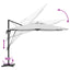 Roma Parasol Beige 286 x 284 x 265 cm Aluminium og Polyester
