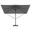 Roma Parasol Antracit 286 x 284 x 265 cm Aluminium og Polyester