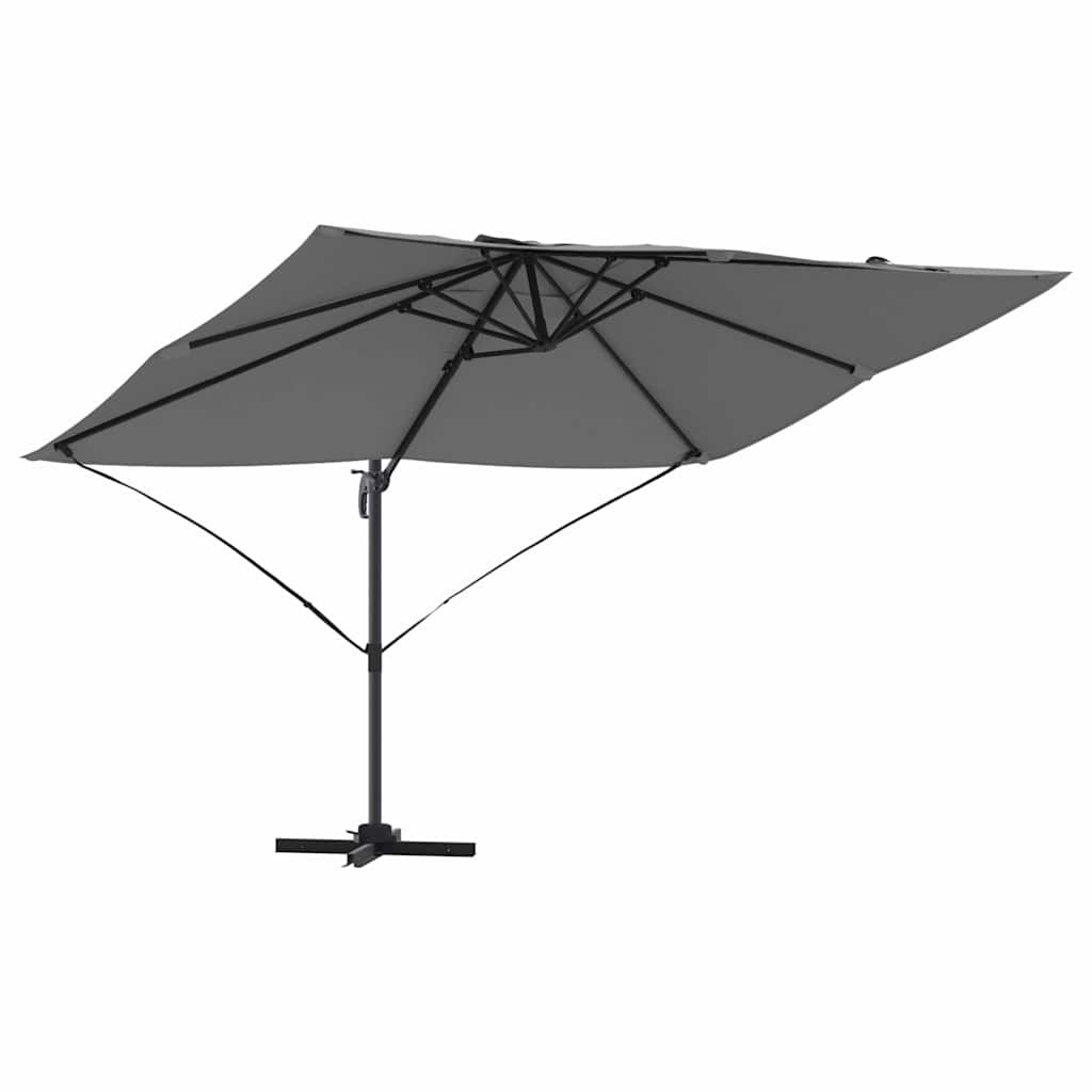 Parasol 351 x 250 x 260 cm Polyester og Aluminium Antracit