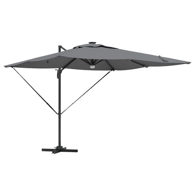 Roma Parasol Antracit 286 x 284 x 270 cm Aluminium og Polyester