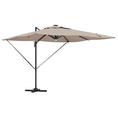 Roma Parasol 286 x 284 x 270 cm Aluminium og Polyester
