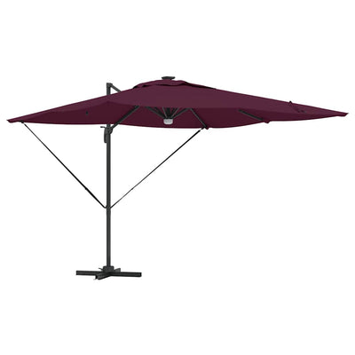 Roma Parasol Rød 286 x 284 x 270 cm Aluminium og Polyester