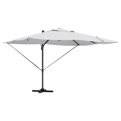 Parasol Sandfarvet 351 x 250 x 253 cm Polyester og Aluminium