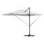 Parasol Sandfarvet 351 x 250 x 253 cm Polyester og Aluminium
