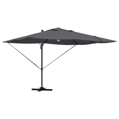Parasol Antracit 351 x 250 x 253 cm Polyester og Aluminium