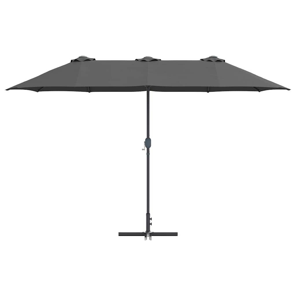 Havesol 370 x 197 x 239 cm Polyester og Aluminium Antracit